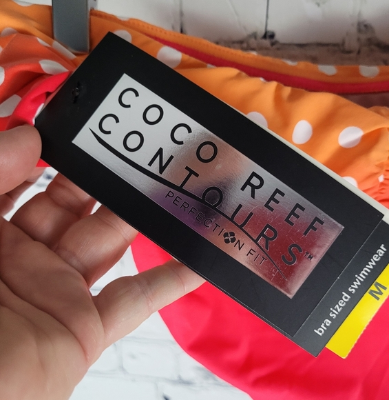 COCO REEF | Bahamas roll waist polkadot bikini swim bathing suit bottoms - Picture 7 of 13